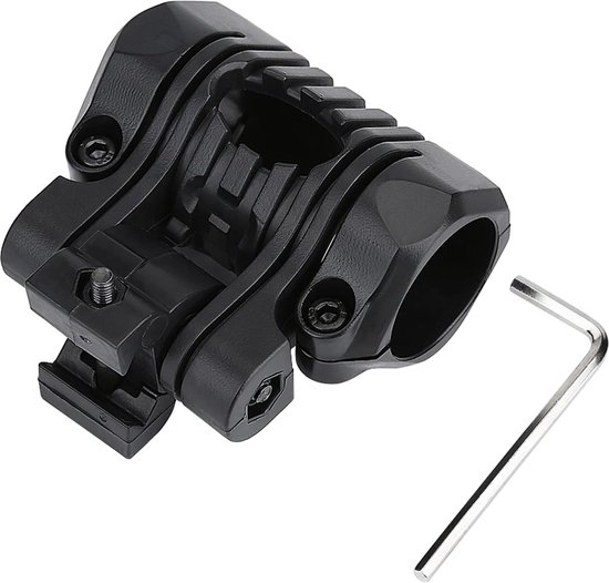 Foto: Zaklamp houder helm quick release klem clip mount accessoire voor snelle helm met 1 of 2 populaire zoekwoorden