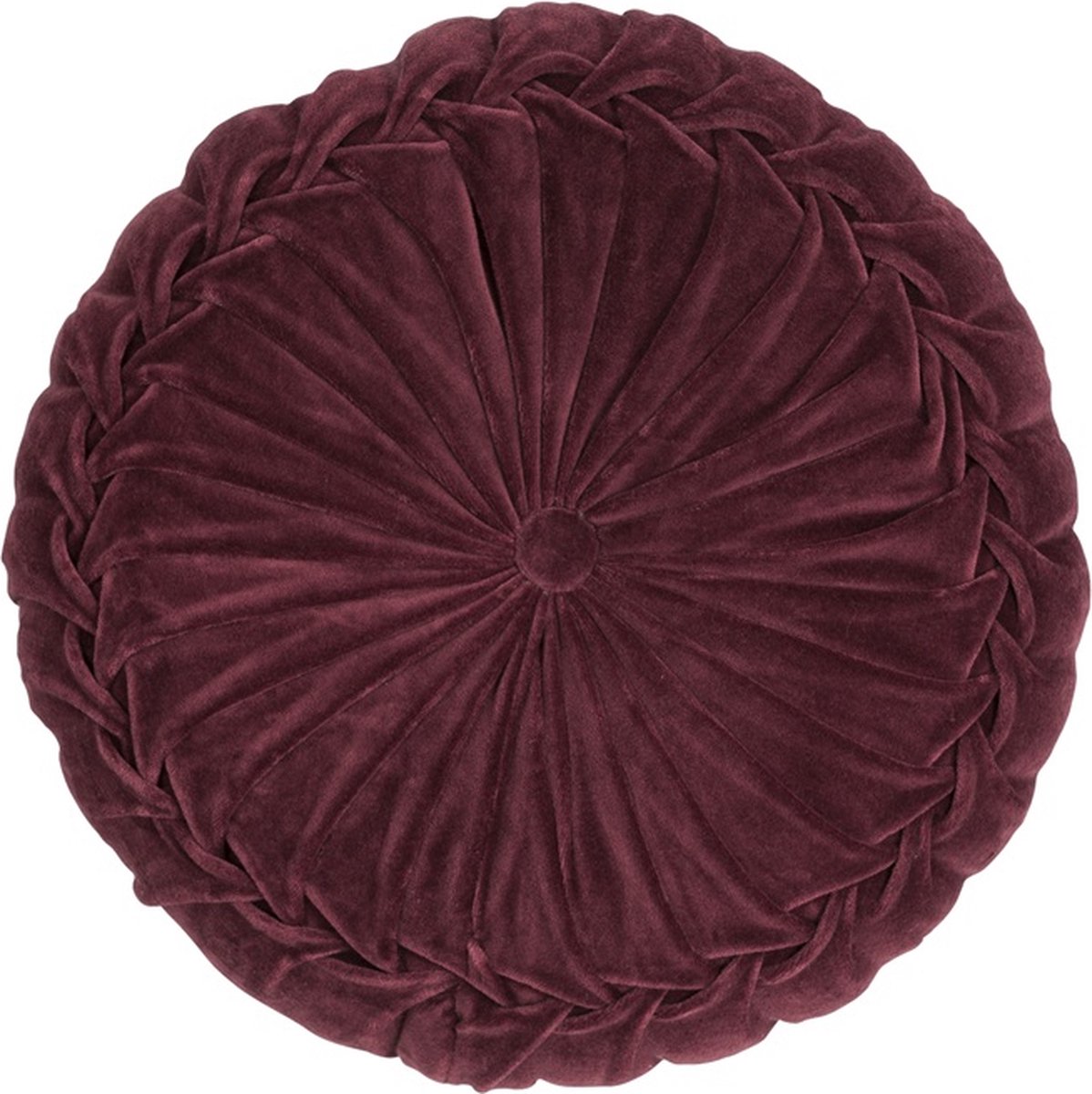 Linen & More Kanan Velvet Bordo Mattress | 60 X 10 | Sierkussen Voor Woonkamer Of Slaapkamer Rood