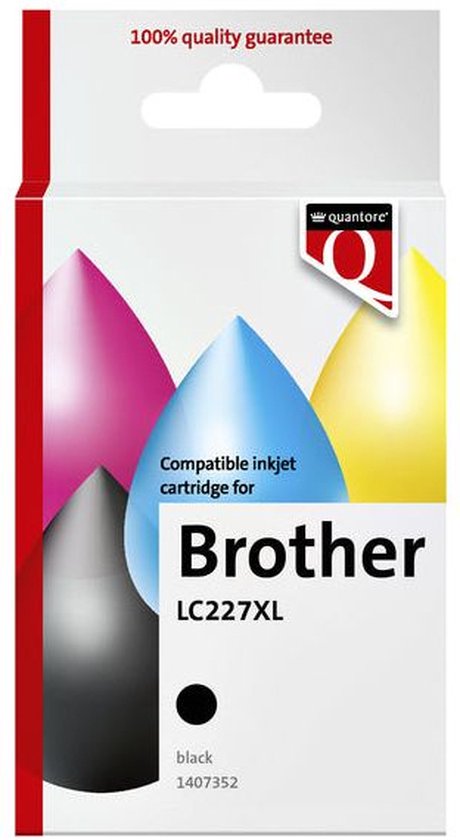 Quantore Inktcartridge Quantore alternatief tbv Brother LC227XL zwart - 1 stuk