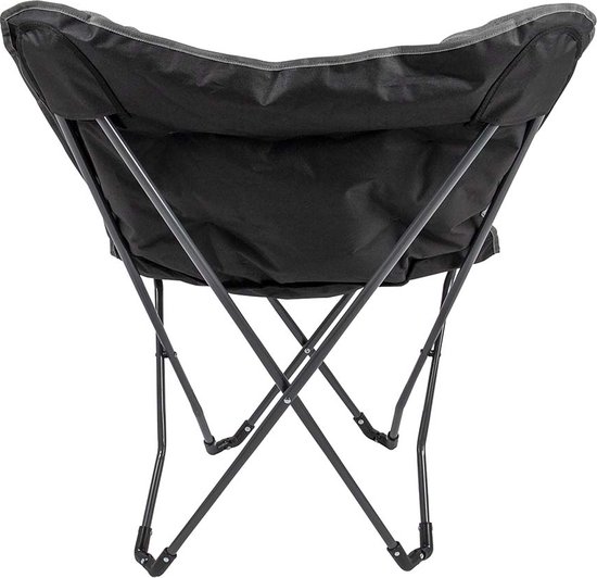 Bo-Camp - Urban Outdoor - Vlinderstoel - Grainger - M - Nika - Grijs van Bo-Camp — afbeelding 4