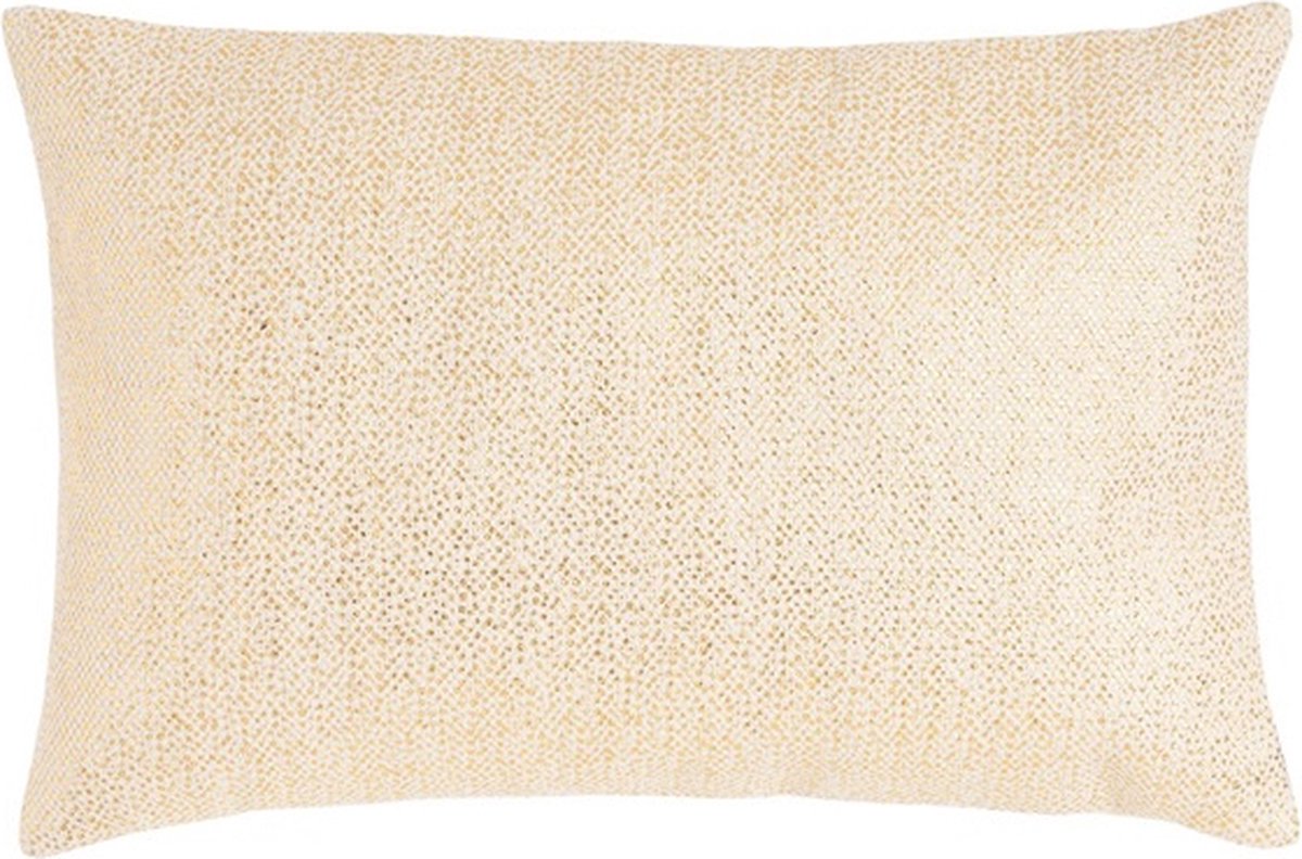 Linen & More Heavy Foil Off-Wit Champagne Kussen | 40 X 60 | Sierkussen Voor Woonkamer Of Slaapkamer