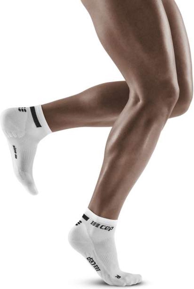 CEP | The Run Low Cut Socks V4 | Hardloopsokken | Heren | White | III -