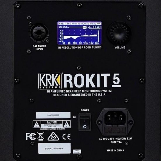 KRK Rokit RP5 G4 luidspreker 2-weg 55 W Zwart Bedraad | bol.com