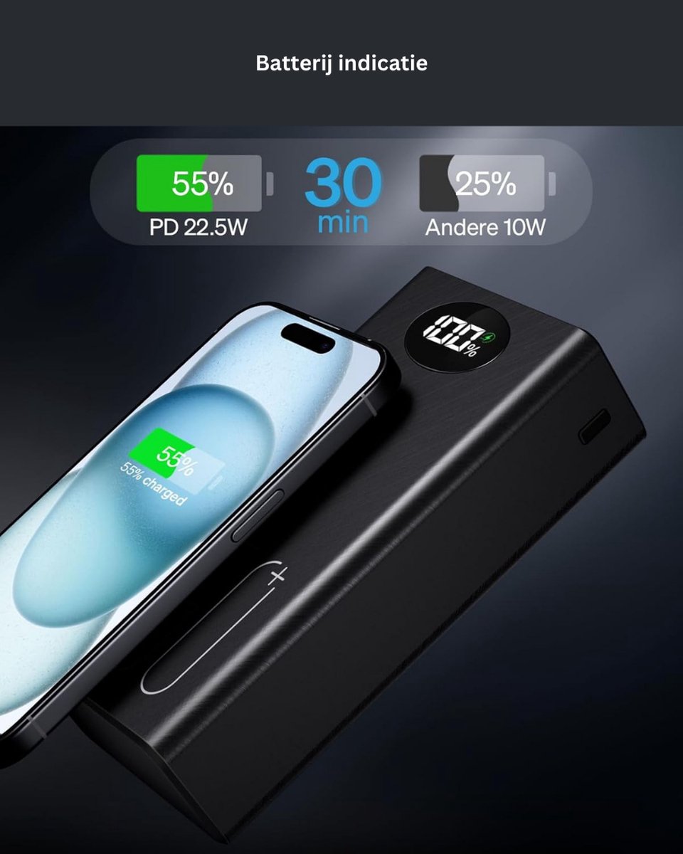 Externe batterij 50.000 mAh Powerbank