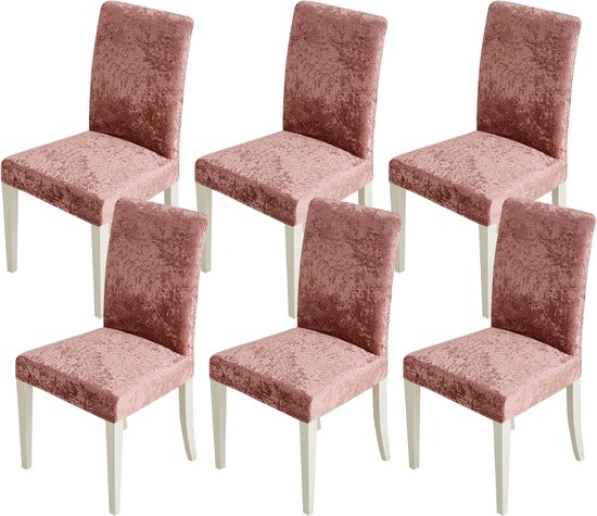 Set Van 2/4/6 Blauwe Fluwelen Eetkamerstoelen - Scandinavisch Design Met Metalen Poten Comfortabele Stoelen Voor Eetkamer Woonruimte