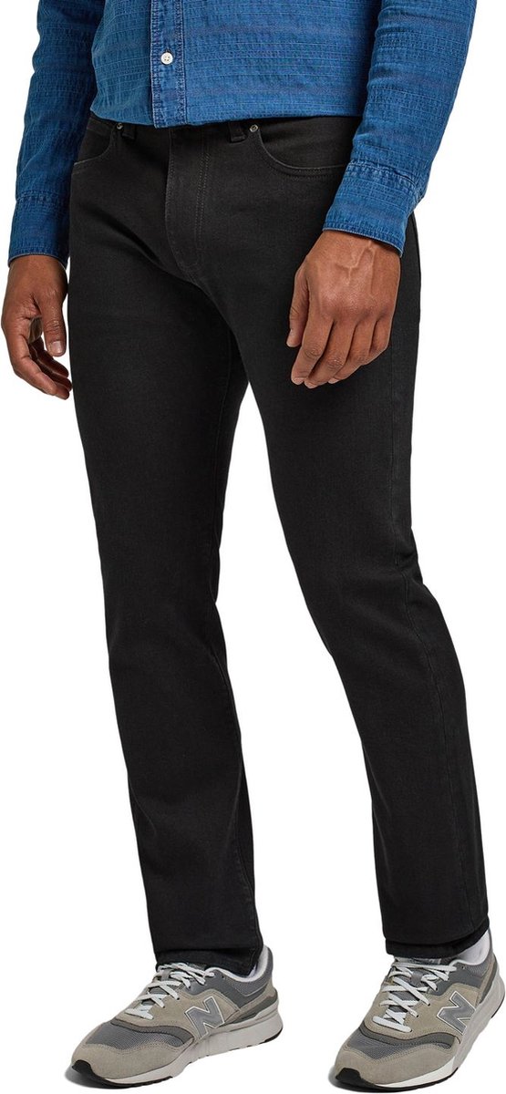 Lee Heren Jeans Broeken STRAIGHT FIT MVP regular/straight Fit 31W 34L Volwassenen Zwart