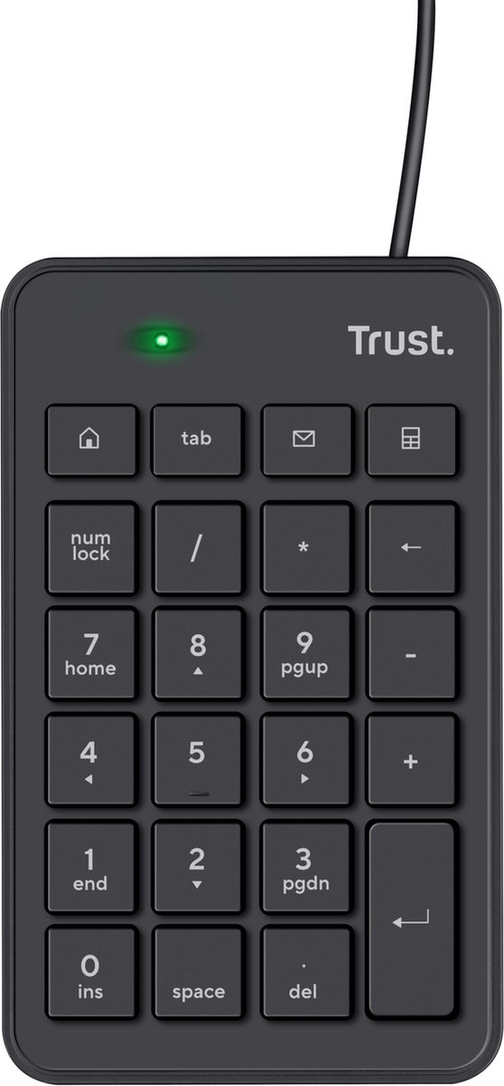 Trust Xalas - Numeriek toetsenbord - Zwart