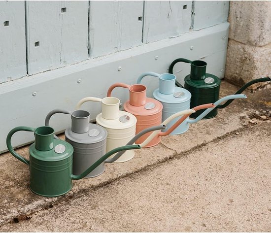 Watering Can Kent & Stowe 1 Liter Vintage Gieter In Lichtblauw Verzinkte Stalen Kan Voor Het Gieten Van Planten Klassieke Engelse Stijl Met Verhoogde Rand 689726054 Gieter 10 Liter