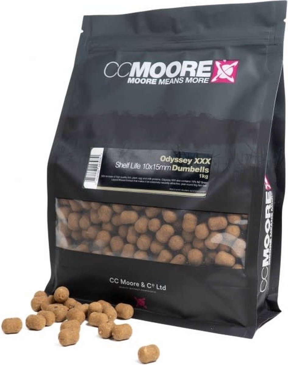 CC Moore Odyssey Shelf Life Dumbells 10x15mm (1 kilo)