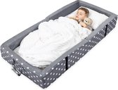 Bol.com Reisbedje voor Peuters Draagbaar-Opvouwbaar met Bumpers - Lichtgewicht en Compact - Co Sleeper aanbieding