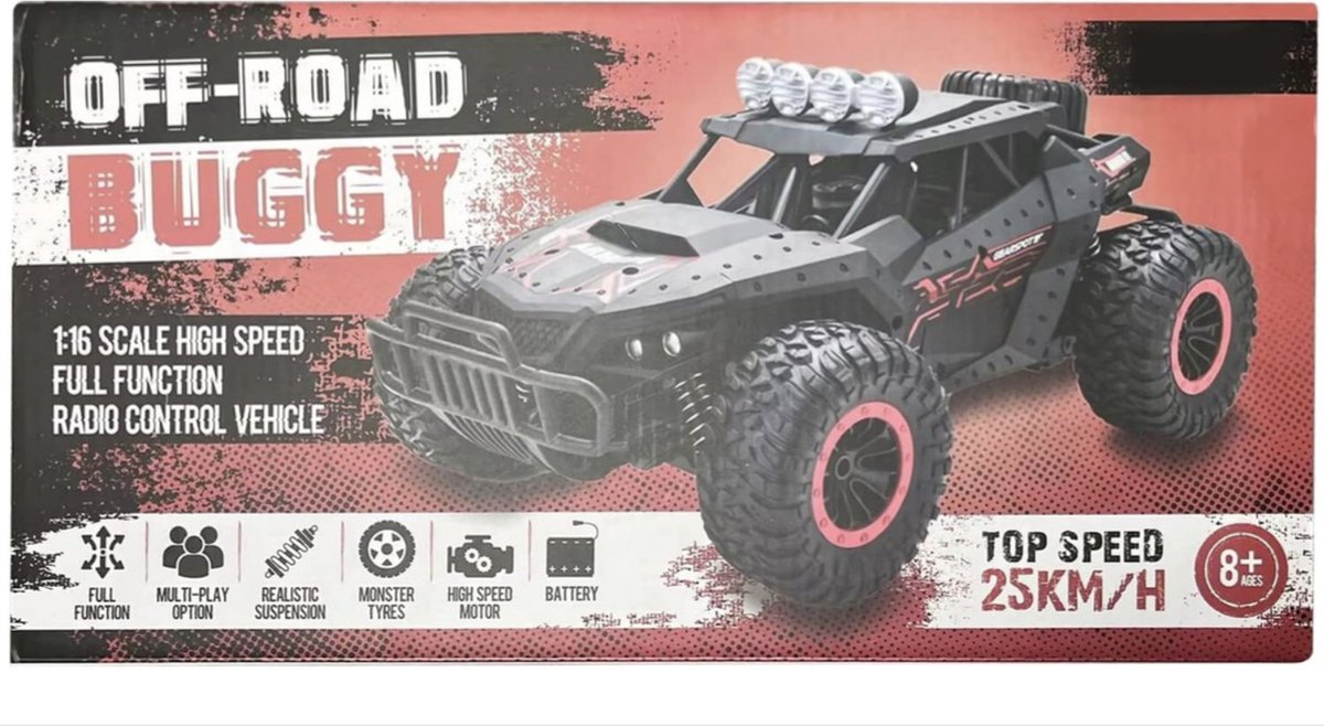 2,4 GHz op afstand bestuurd autospeelgoed, 1:16 RC-auto met ledlicht en behuizing van legering, 2WD, 20 km/u, afstandsbediening, offroad speelgoedauto, cadeau voor kinderen vanaf 3 jaar, zwart 2,4 GHz op afstand bestuurd autospeelgoed, 1:16 RC-auto met ledlicht en behuizing van legering, 2WD, 20 km/u, afstandsbediening, offroad speelgoedauto, cadeau voor kinderen vanaf 3 jaar, zwart