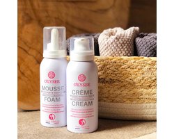Biologische hydraterende gezicht set - gezicht reiniger en creme - zuivert en hydrateert droge huid 2x75-100ml