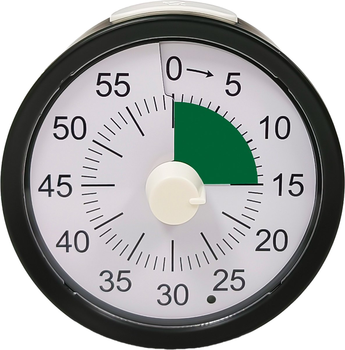 Time4Time - Timer - Zwart/Groen - Rond - Klok - Tijd - Kinderen - Volwassenen - Leren - School
