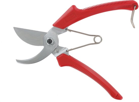 ARS Snoeischaar - Lichtgewicht - Antislip Handgreep - Gehard Verchroomd Staal - 195 mm - Rood van ARS — afbeelding 2
