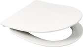 Bol.com Plieger Zano Slim Toiletbril (By Pressalit) - D-Vorm WC Bril - Duroplast - Wit - Met Deksel - Softclose - Quick Release ... aanbieding