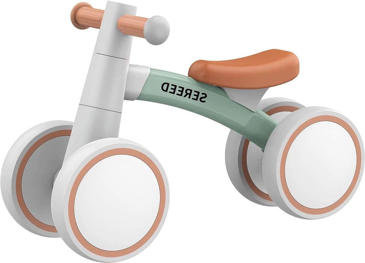 Loopwagen baby Loopfiets voor kinderen vanaf 1 jaar-speelgoed voor baby's van 12-36 maanden-eerste fiets zonder pedaal met 4 wielen-voor jongens en meisjes peuters-eerste verjaardagscadeau loopwagen baby