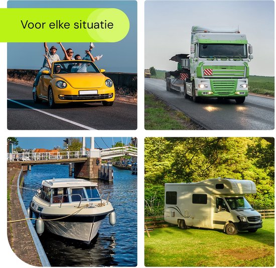 De ProRide USB-lader is geschikt voor elke situatie: auto, truck, boot en camper.