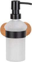 Wenko Turbo-Loc® badkameraccessoires » Orea Bamboo « zwart - zeep dispenser -hand zeepdispenser