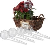 Water Dropper Set of 5 - 250 ml Plastic Transparent - Flowers & Plants