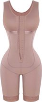 Calombian Faja - L - corrigerende body - shapewear dames - tummy control - Milaya pantera - Pink Truffle