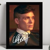 Peaky Blinders Ingelijste Handtekening – 15 x 10cm In Klassiek Zwart Frame – Gedrukte handtekening – Tommy Shelby - Birmingham