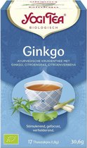 6x Yogi tea Ginkgo Biologisch 17 stuks