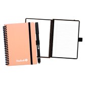 Bambook Colourful uitwisbaar notitieboek - Roze - A6 - Blanco & lined - Duurzaam, herbruikbaar whiteboard schrift - Met 1 gratis stift