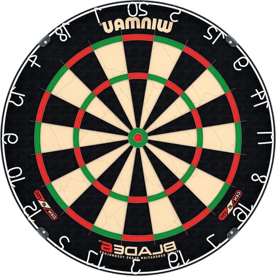Blade 6 Professioneel Dartbord - Winmau Met Hoge Kwaliteit Sintra Sisal Bristle Dartbord Dartbord