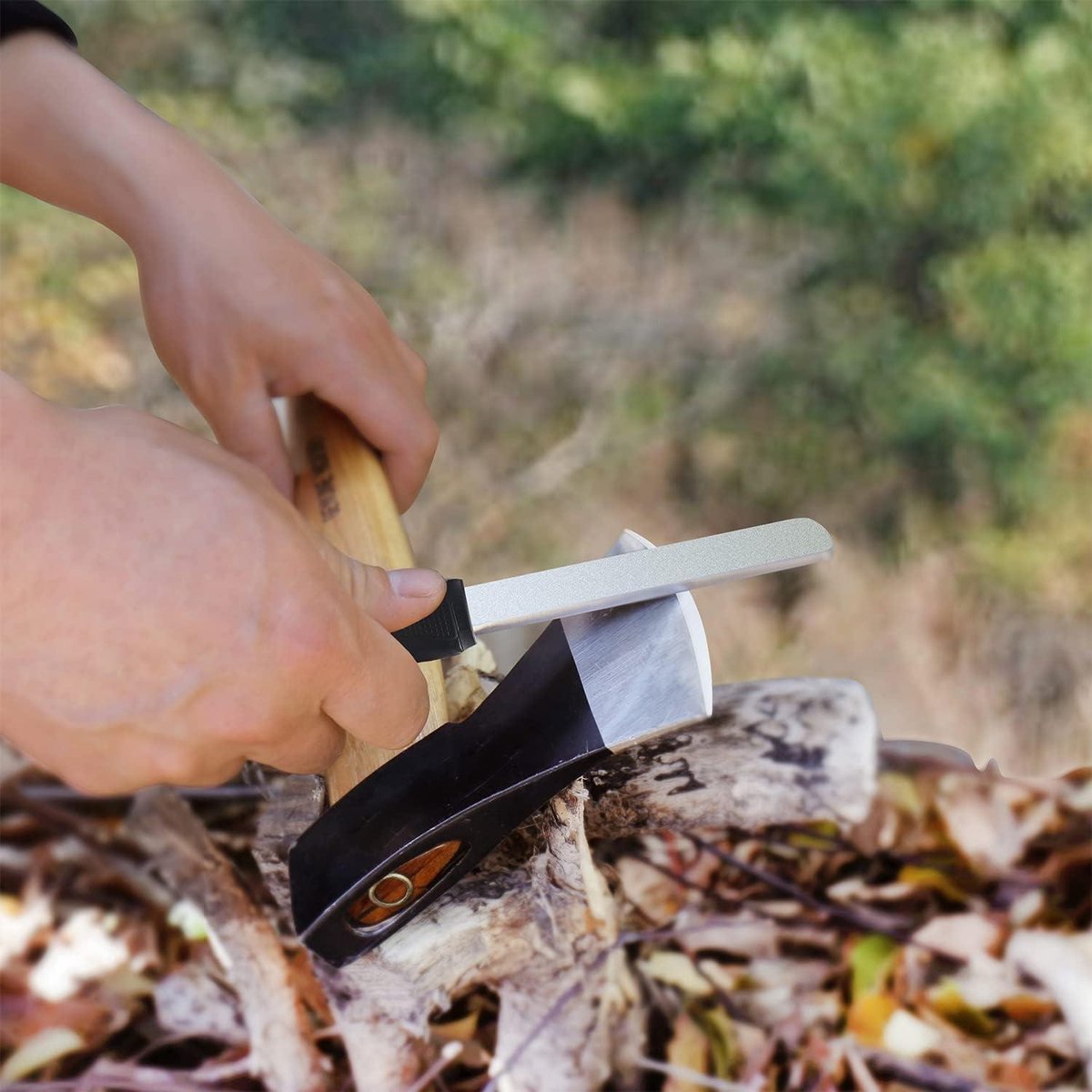 Dual-Grit Diamant Slijpsteen Gereedschapsslijper voor Slijpmes Tuinschaar Bijl en Alle Bladranden - Slijpsteen SHARPAL 121N