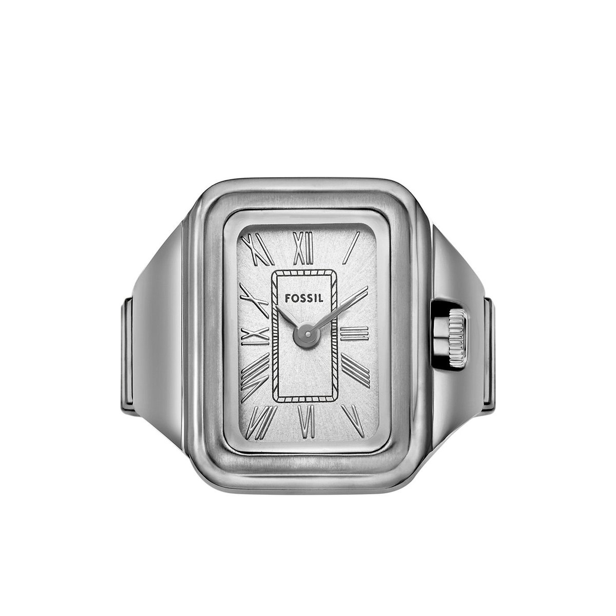 Fossil ES5344 Vrouwen Ringhorloge - Zilverkleurig