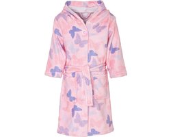 Badjas vlinder roze 122/128 / Badjas fleece Playshoes