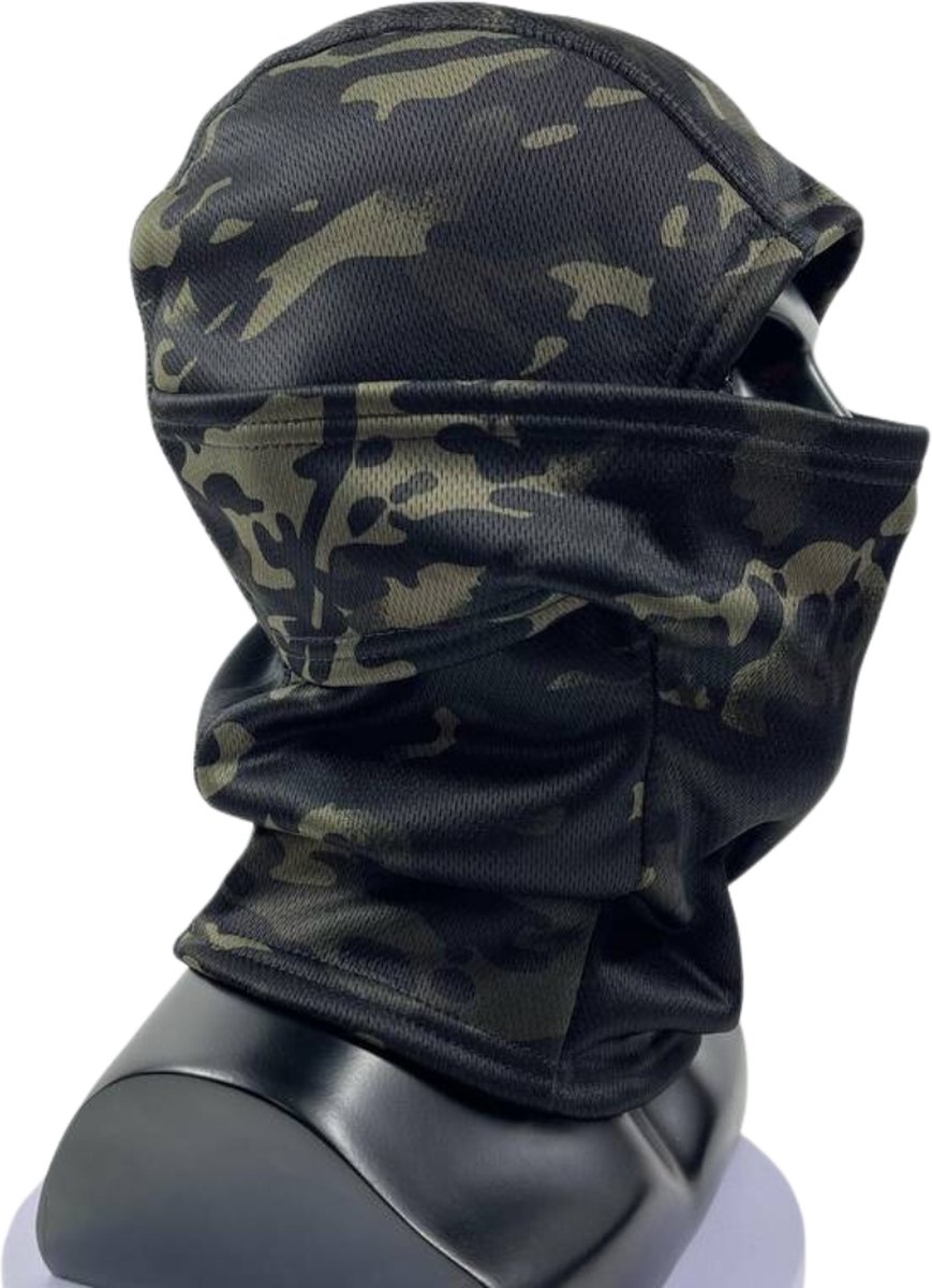 Nivard Ski Masker Bivakmuts Winter Masker Balaclava Ski Mask Full Face Mask Camouflage Zwart