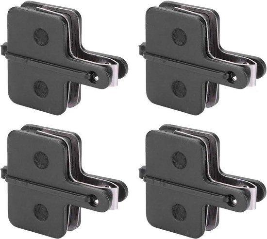 Plaquettes de frein de Vélo – 4 paires de plaquettes de frein à disque semi-métalliques en cuivre – Remplacement pour VTT et Vélos de course