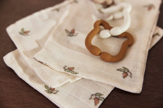 Jollein - Hydrofiel Washandje 15x20cm - Baby Washandje - Rosehip - 3 Stuks van Jollein — afbeelding 3