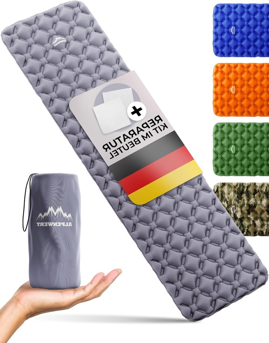 Isomat Outdoor - Klein verpakkingsformaat - Ultralicht - Luchtmatras voor kamperen en backpacking