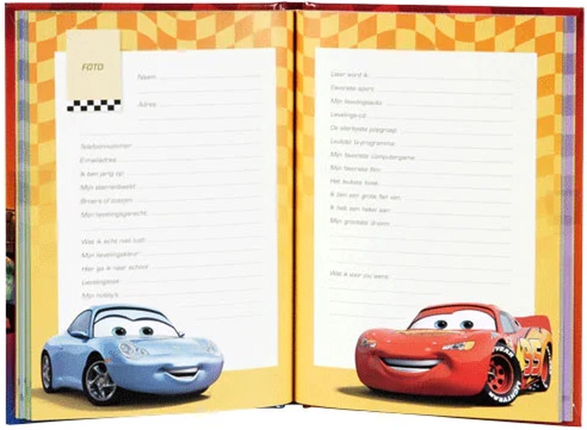 Disney Cars vriendenboek — afbeelding 2