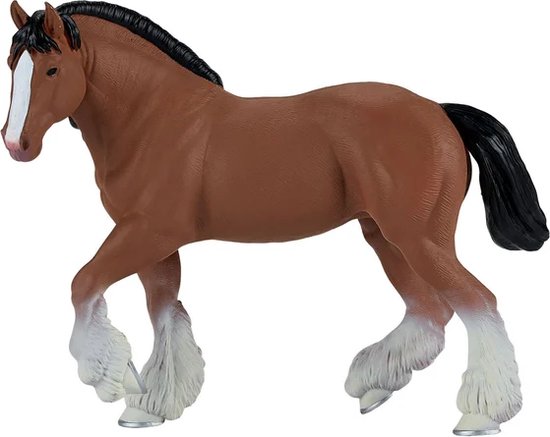 Mojo Horse World Cheval Clydesdale Marron 381084