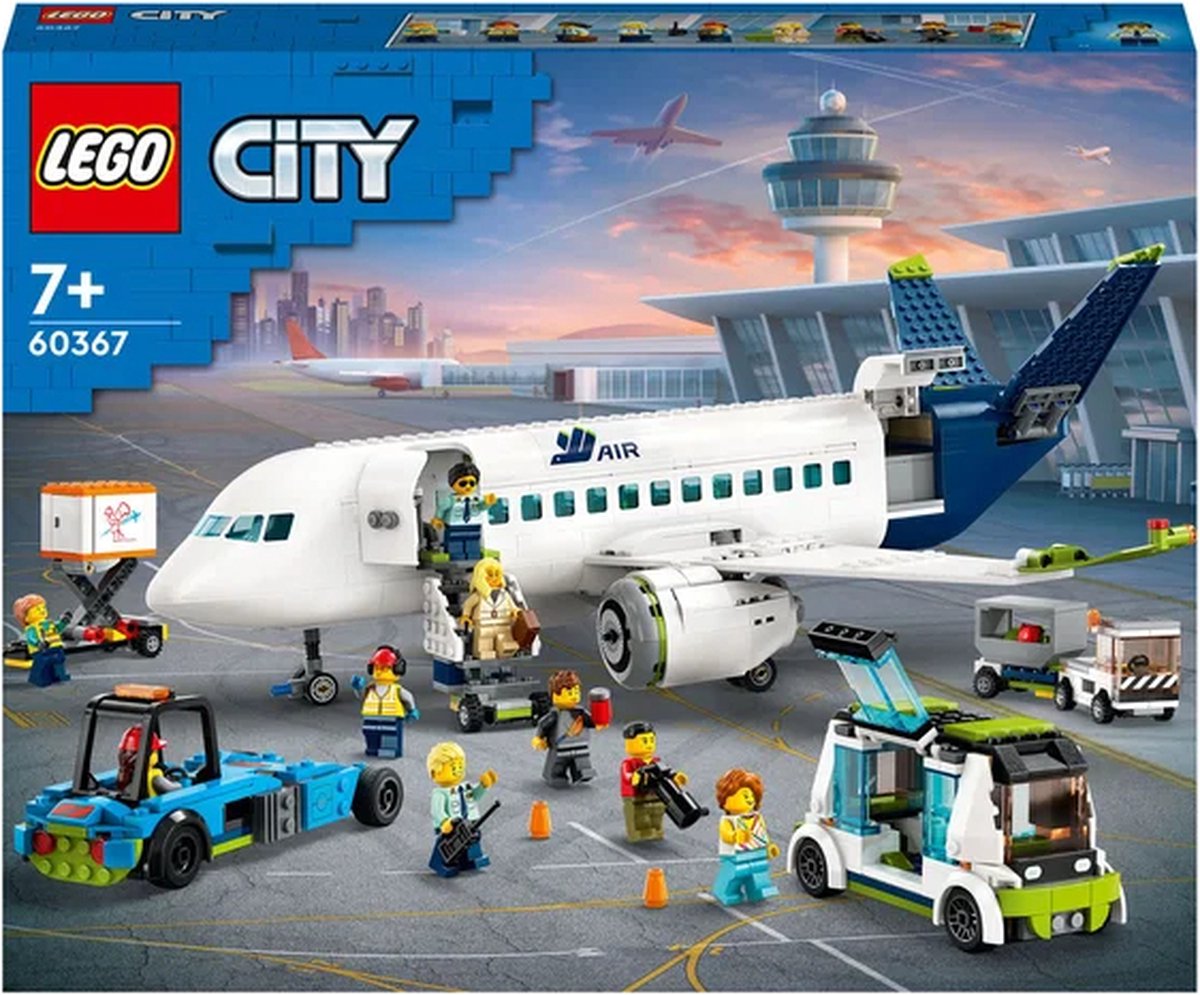 LEGO City Passagiersvliegtuig Vliegtuig Speelgoed Set - 60367 — afbeelding 14