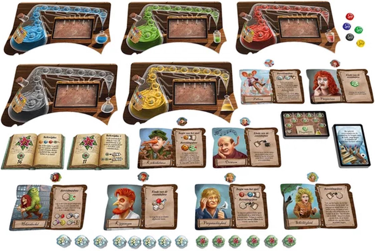 999 Games - De Kwakzalvers van Kakelenburg: De Alchemisten - Uitbreiding - Bordspel — afbeelding 4