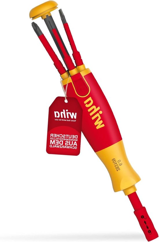 Wiha 38606 Schroevendraaier Met Bitmagazijn LiftUp 25 Magnetisch Assorti Met 12 Bits 14 In Blister 38606 Wiha 38606 Schroevendraaier Met Bitmagazijn LiftUp 25 Magnetisch Assorti Met 12 Bits 14 In Blister 38606