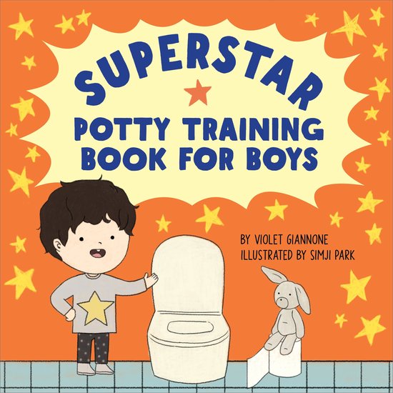 Superstar Potty Training Book for Boys - cover