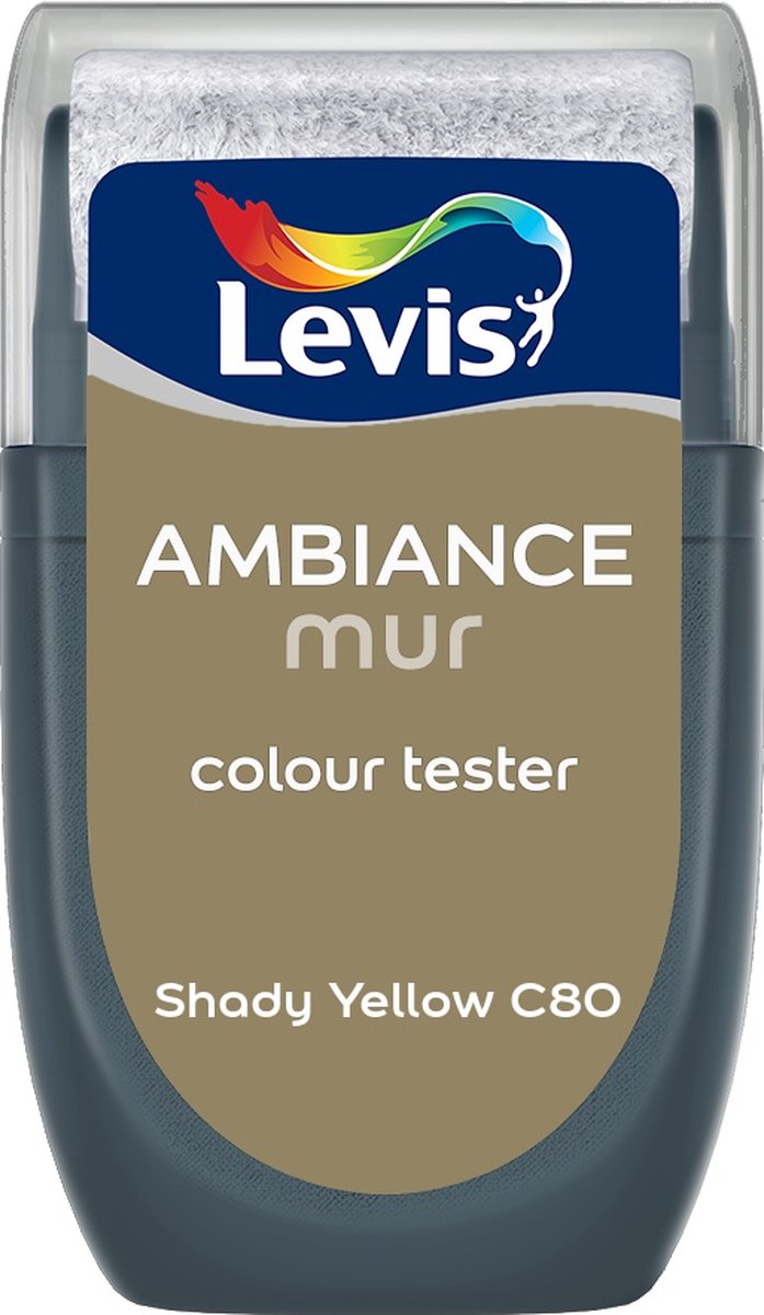 Levis Muurverf Kleurtester Mat Mix Shady Yellow C80 30 ML