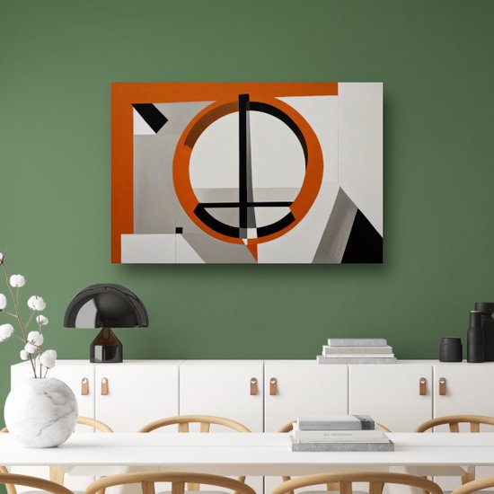 Décoration murale art abstrait - Tableaux minimalistes - Peinture sur toile Salon - Décoration murale chambre d'enfant - Peintures sur toile - Toile de Décoration murale 90x60 cm