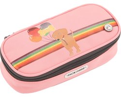 Jack Piers Trousse/Trousse Chien - 4x9x21cm - Rose