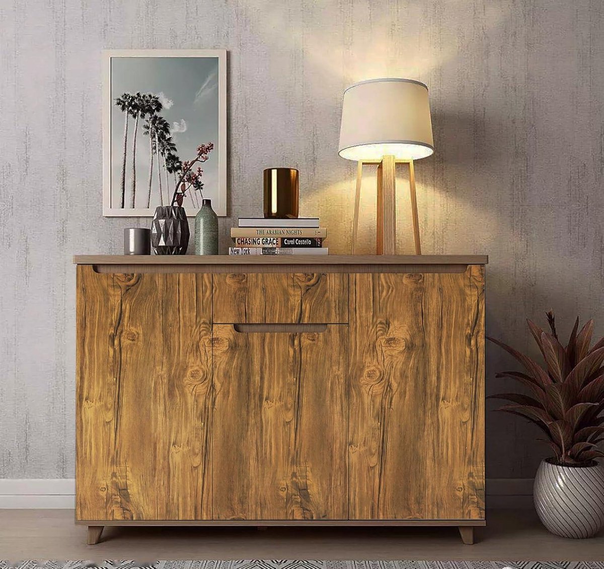 Decoratie plakfolie - 2x - lichtbruin hout patroon - 45 cm x 2 m - zelfklevend bestellen