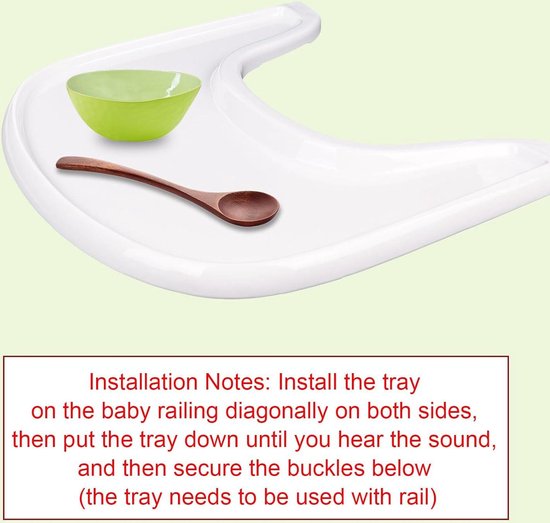 Plateau Chaise Haute Stokke Tripp Trapp - Accessoire Bébé 6-36 Mois Anti-Glissement & Sans BPA
