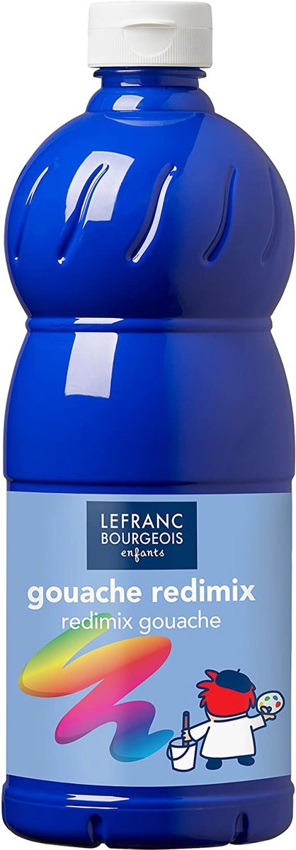 L&B Plakkaatverf Redimix Cobalt Blue Hue 500ml
