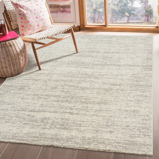 Relax Oslo - Tapis uni à poils courts - Tapis moderne - Crème - 200x290 CM