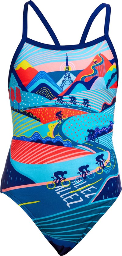 Vive La Funky Single strap one piece - Dames | Funkita | Maat 10 | bol
