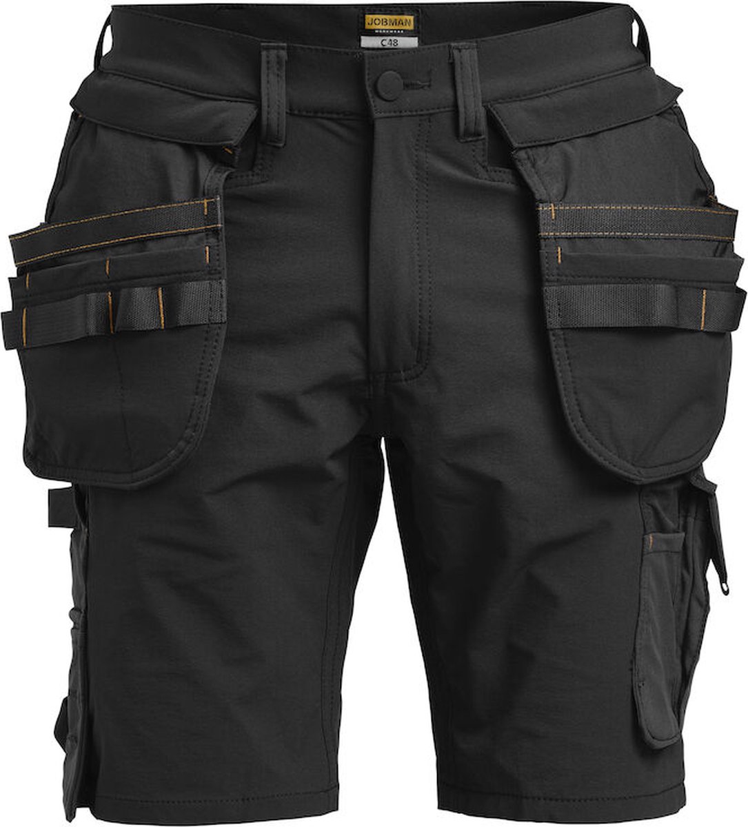 Jobman 2397 Craftsman Shorts Stretch HP 65239770 - Zwart - C46